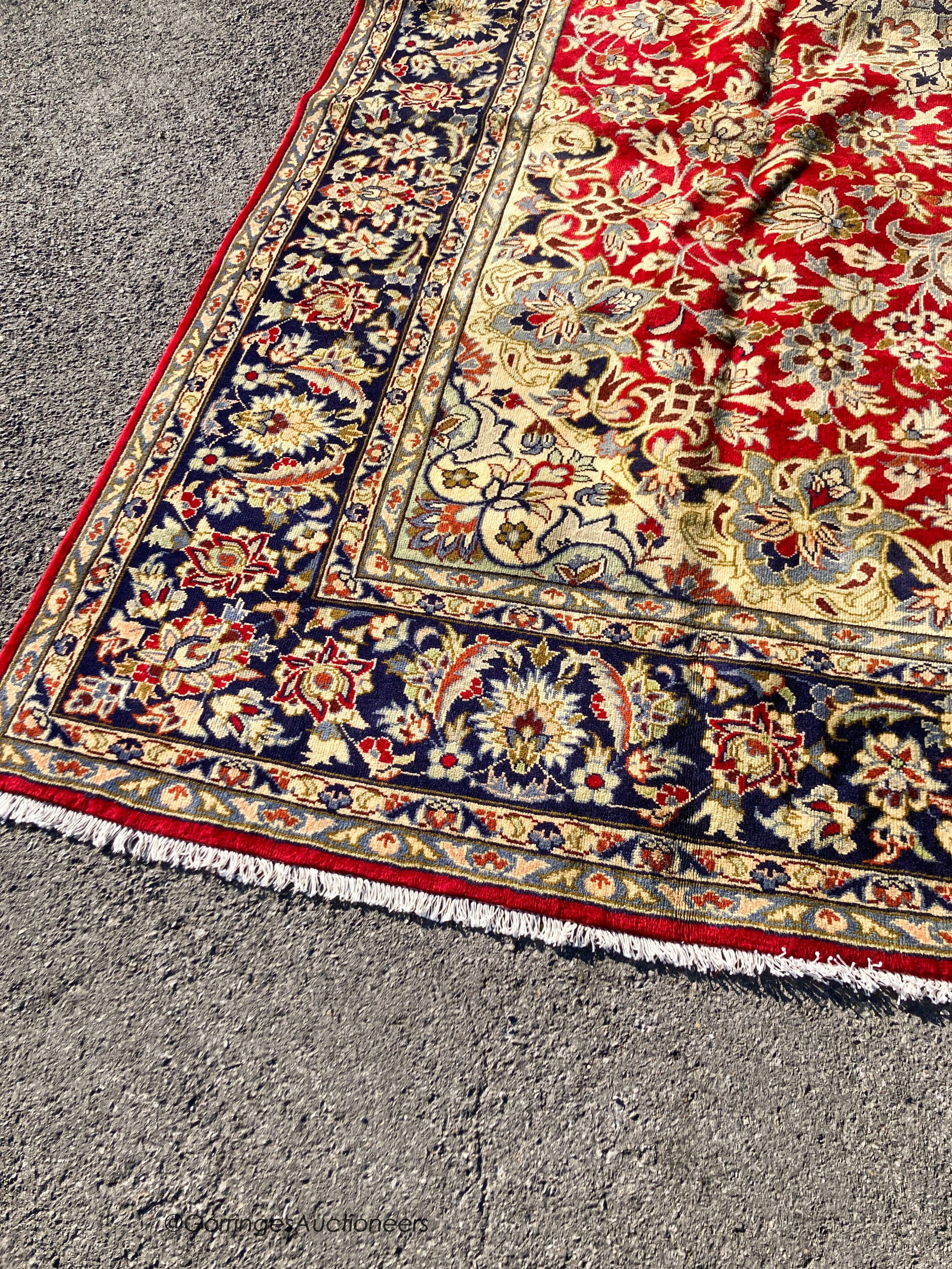 A Najaf Abad carpet, 370 x 250cm